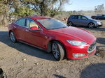 2014 Tesla Model S Red vin: 5YJSA1H18EFP48948