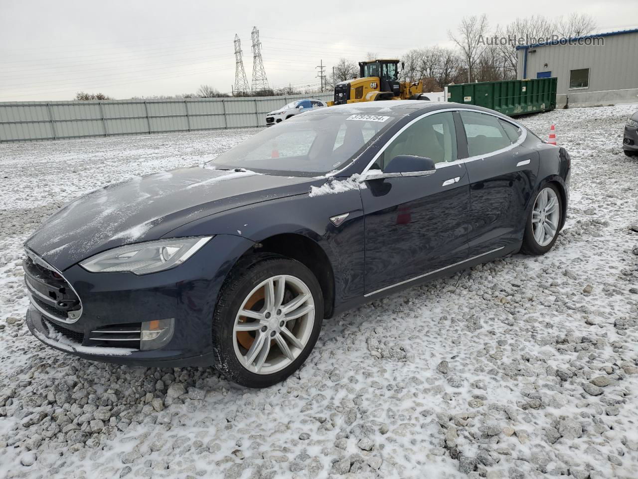 2014 Tesla Model S  Black vin: 5YJSA1H18EFP52787