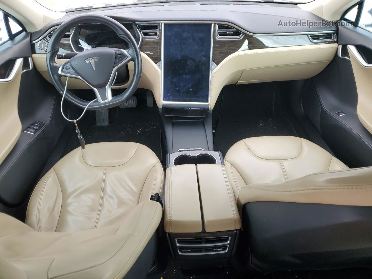 2014 Tesla Model S  Черный vin: 5YJSA1H18EFP52787