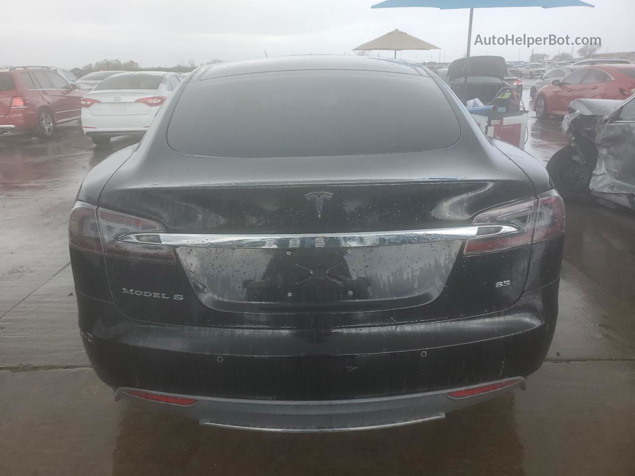 2014 Tesla Model S  Синий vin: 5YJSA1H18EFP56693