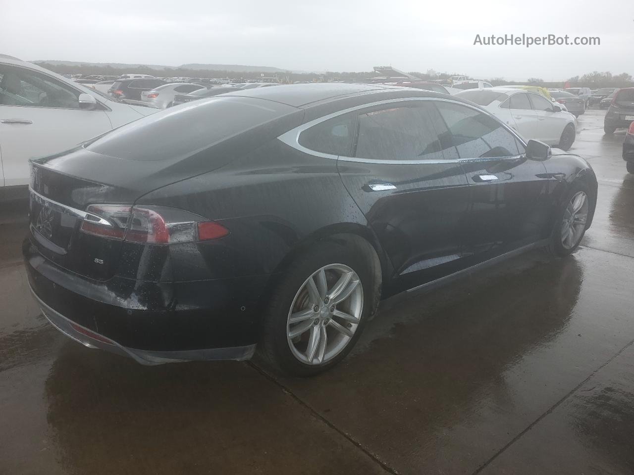 2014 Tesla Model S  Синий vin: 5YJSA1H18EFP56693