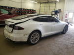 2014 Tesla Model S  White vin: 5YJSA1H18EFP57259