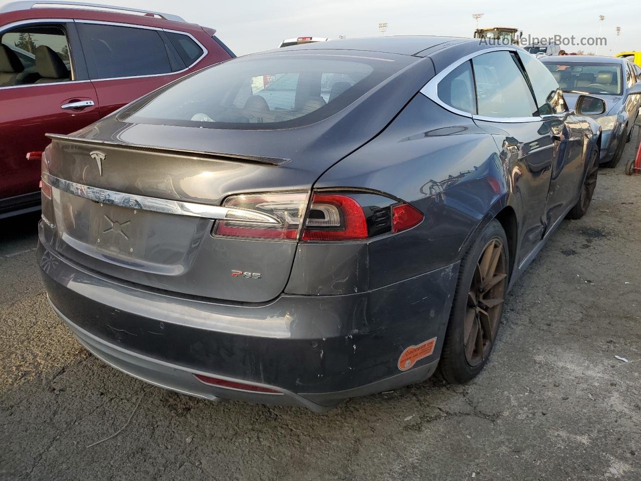 2014 Tesla Model S  Charcoal vin: 5YJSA1H19EFP49509