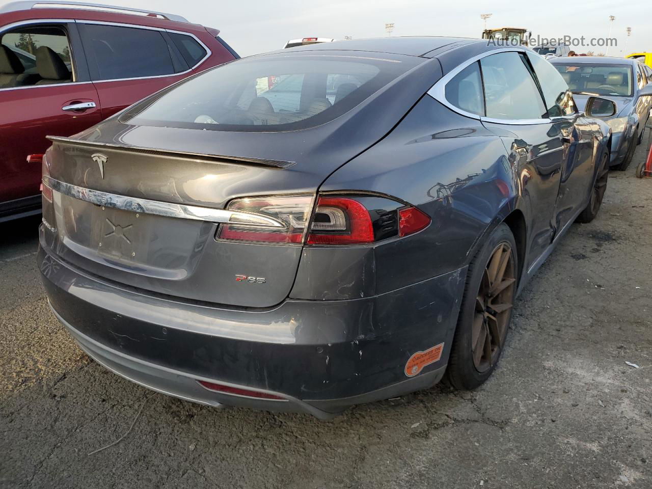 2014 Tesla Model S  Угольный vin: 5YJSA1H19EFP49509