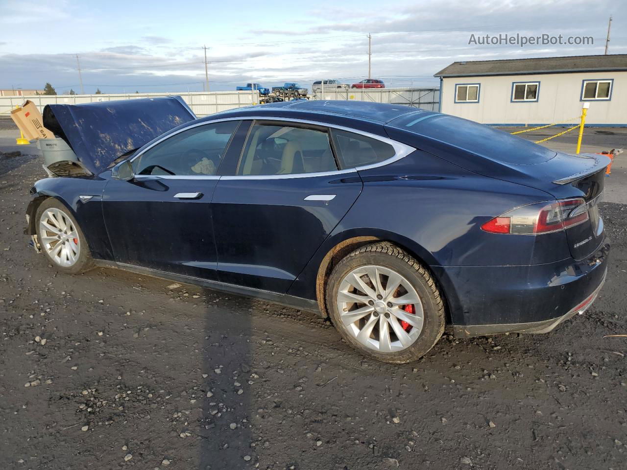 2014 Tesla Model S  Black vin: 5YJSA1H19EFP52619