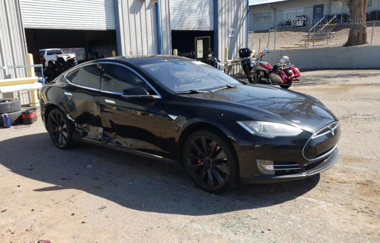 2014 Tesla Model S  Черный vin: 5YJSA1H19EFP53897