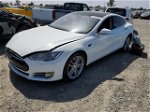 2014 Tesla Model S  White vin: 5YJSA1H19EFP56542