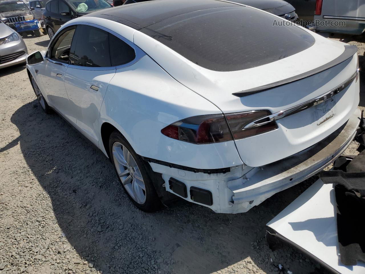 2014 Tesla Model S  Белый vin: 5YJSA1H19EFP56542