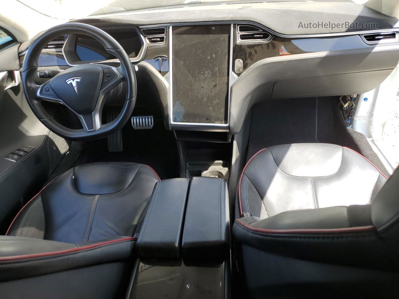 2014 Tesla Model S  Белый vin: 5YJSA1H19EFP56542