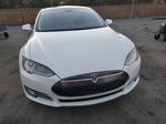 2014 Tesla Model S  White vin: 5YJSA1H1XEFP37305