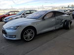 2014 Tesla Model S  Silver vin: 5YJSA1H1XEFP39703