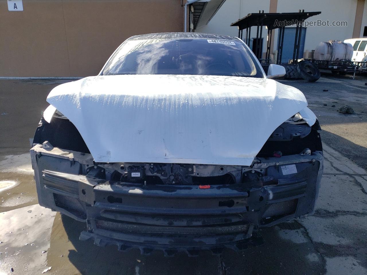 2014 Tesla Model S  White vin: 5YJSA1H1XEFP41046
