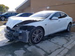 2014 Tesla Model S  White vin: 5YJSA1H1XEFP41046