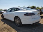 2014 Tesla Model S  White vin: 5YJSA1H1XEFP50314