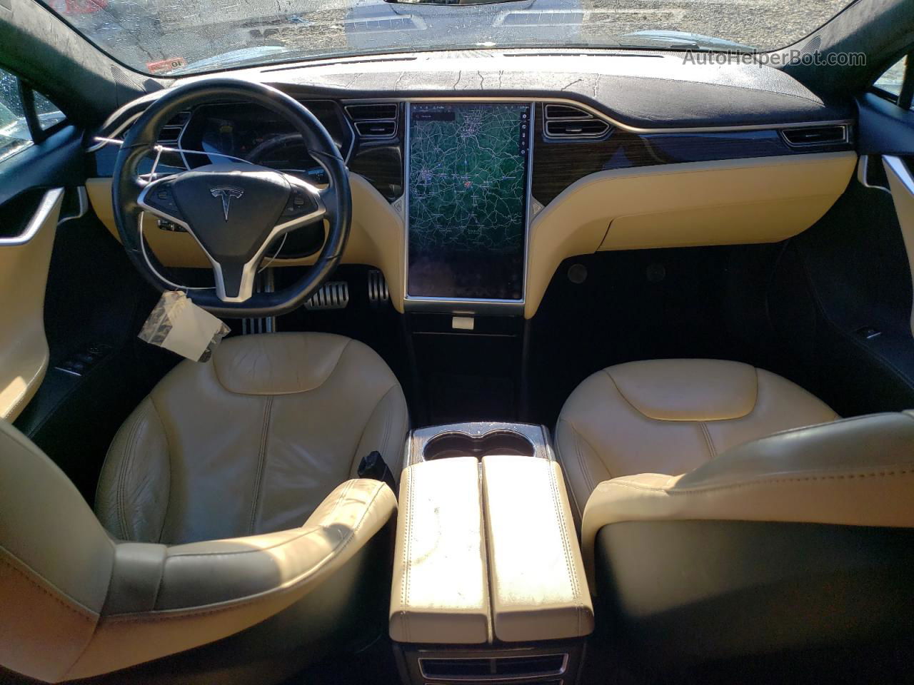 2014 Tesla Model S  Green vin: 5YJSA1H1XEFP59563