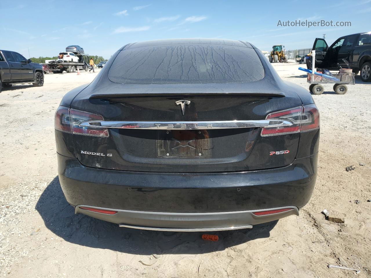 2014 Tesla Model S  Black vin: 5YJSA1H20EFP55076