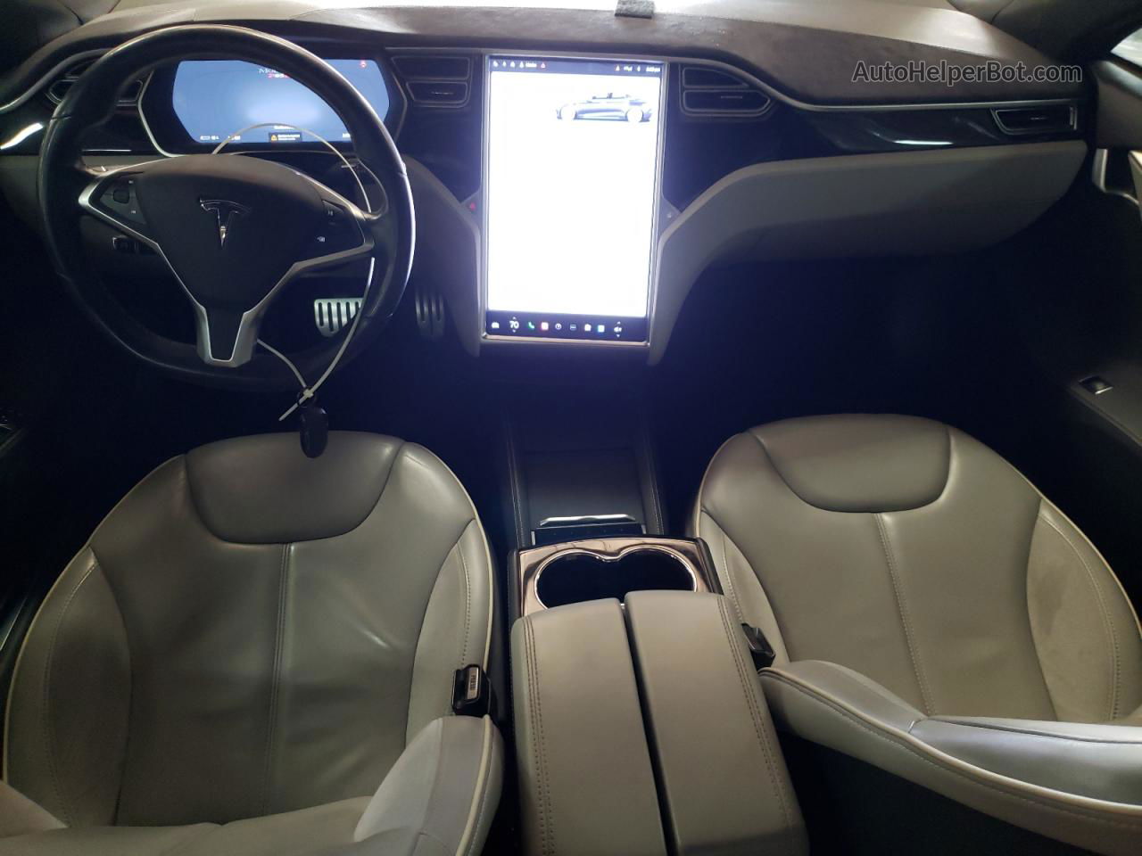 2014 Tesla Model S  Серый vin: 5YJSA1H20EFP64957