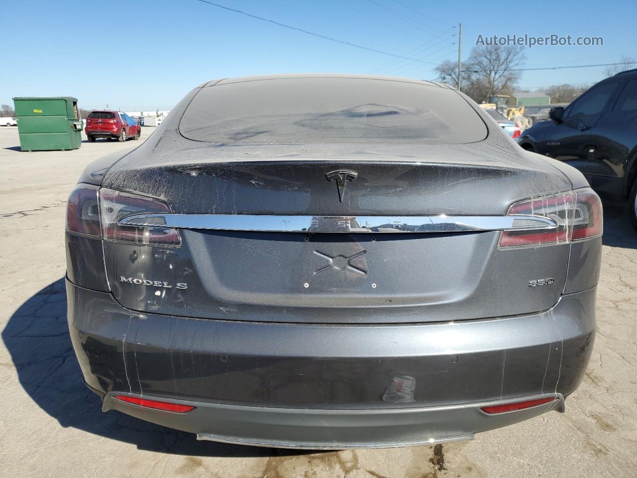 2015 Tesla Model S 85d Серый vin: 5YJSA1H20FF094988