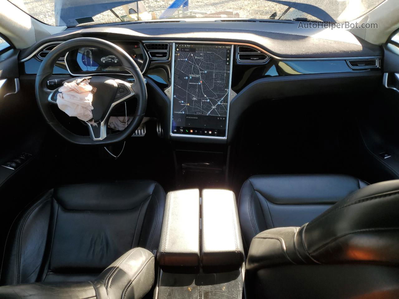 2014 Tesla Model S  Серый vin: 5YJSA1H21EFP65518