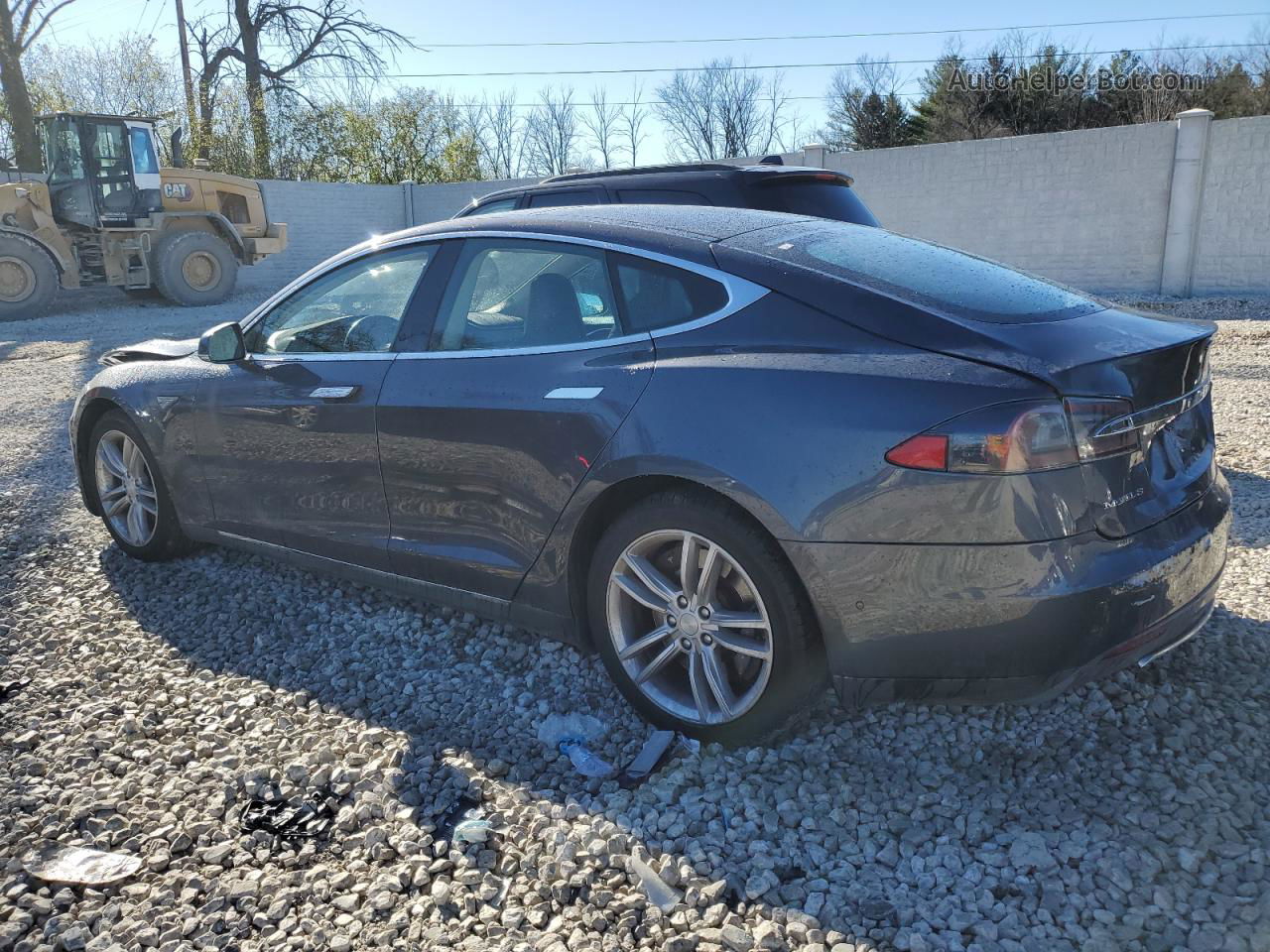 2014 Tesla Model S  Серый vin: 5YJSA1H21EFP65518