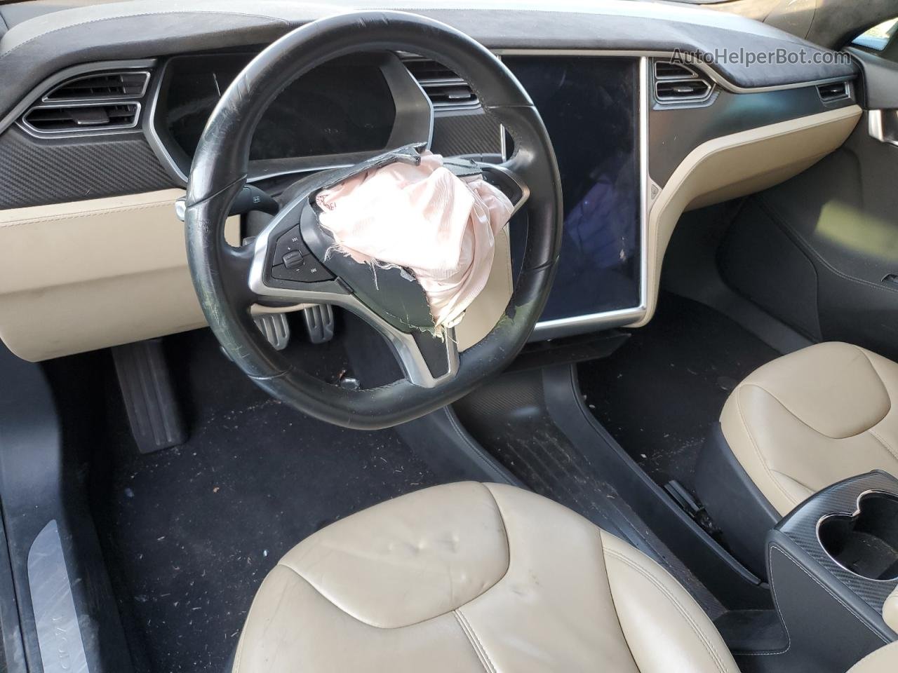 2014 Tesla Model S  Черный vin: 5YJSA1H21EFP68130
