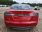 2015 Tesla Model S 85d Red vin: 5YJSA1H21FFP77282