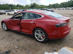 2015 Tesla Model S 85d Red vin: 5YJSA1H21FFP77282