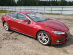 2015 Tesla Model S 85d Red vin: 5YJSA1H21FFP77282