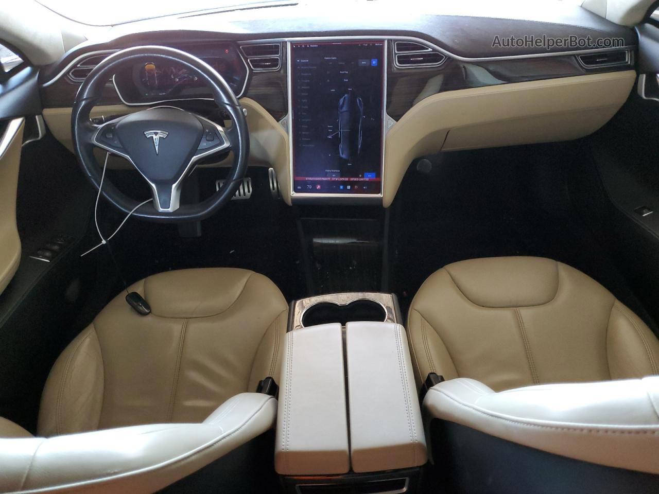 2014 Tesla Model S  Blue vin: 5YJSA1H22EFP68377