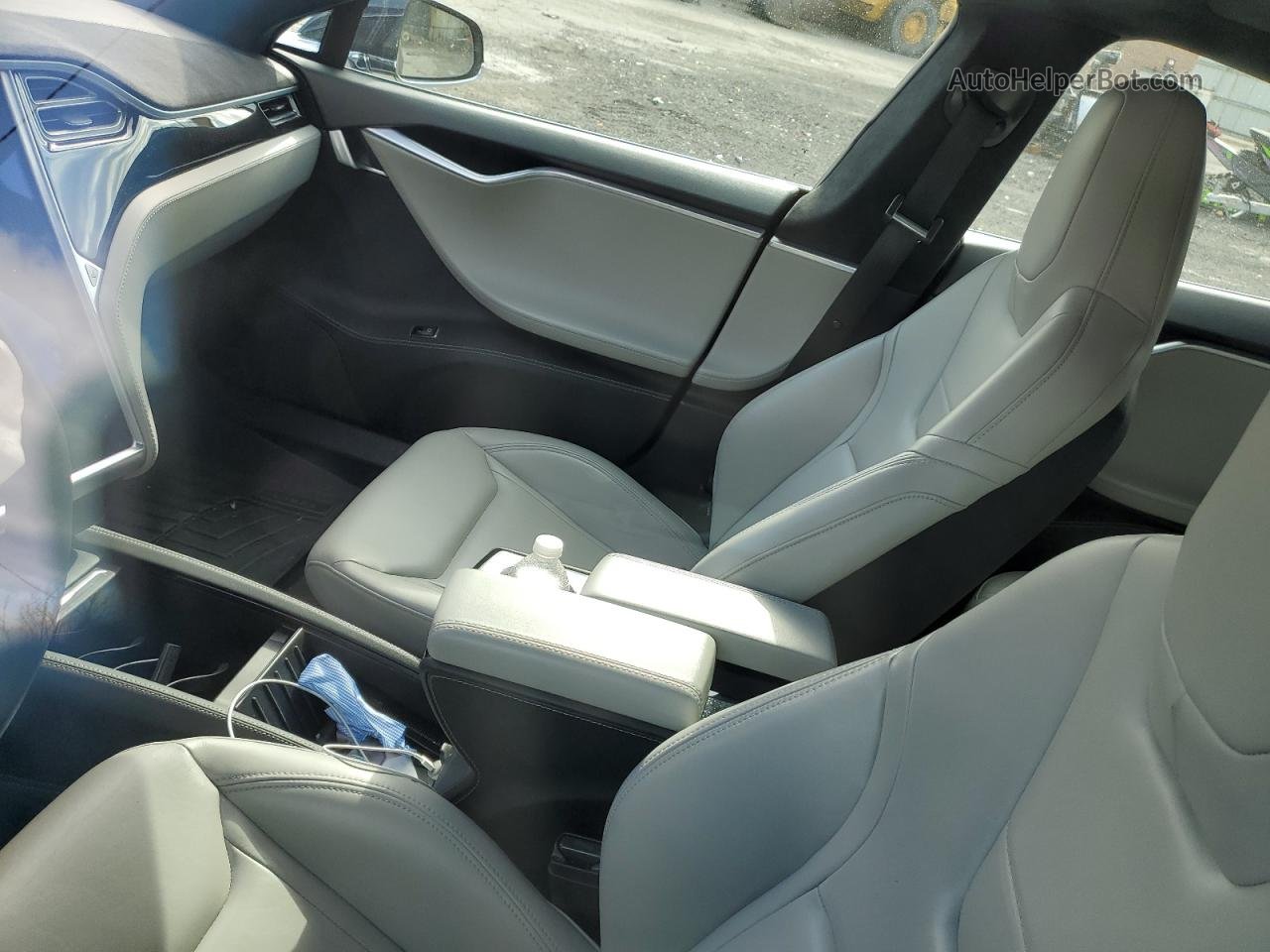 2015 Tesla Model S 85d Blue vin: 5YJSA1H22FFP67991