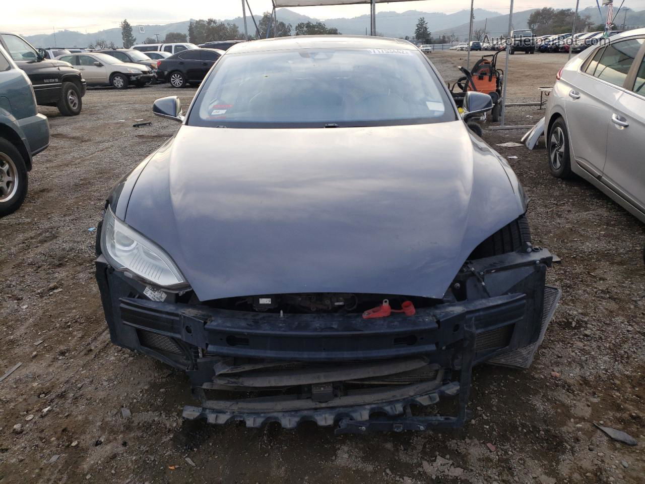 2015 Tesla Model S 85d Угольный vin: 5YJSA1H22FFP76397