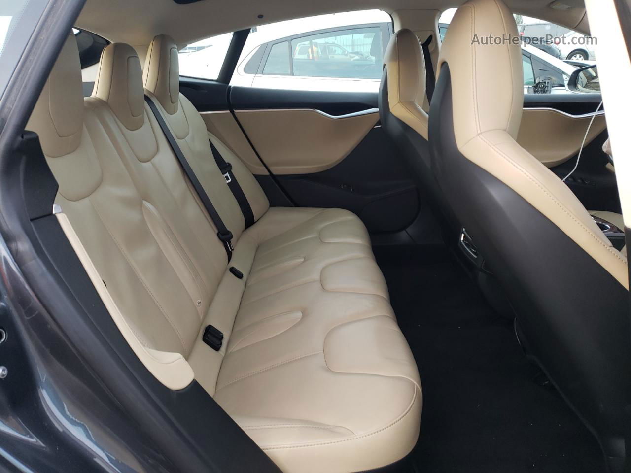 2015 Tesla Model S 85d Угольный vin: 5YJSA1H22FFP76397