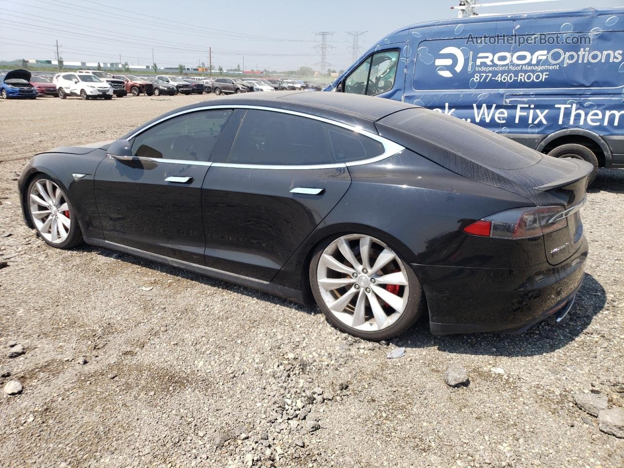 2014 Tesla Model S  Black vin: 5YJSA1H23EFP62720