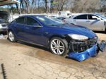 2015 Tesla Model S 85d Blue vin: 5YJSA1H23FF095164