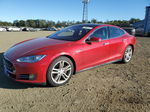 2015 Tesla Model S 85d Red vin: 5YJSA1H23FFP69488