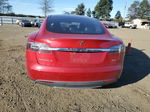 2015 Tesla Model S 85d Red vin: 5YJSA1H23FFP69488