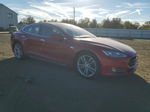 2015 Tesla Model S 85d Red vin: 5YJSA1H23FFP69488