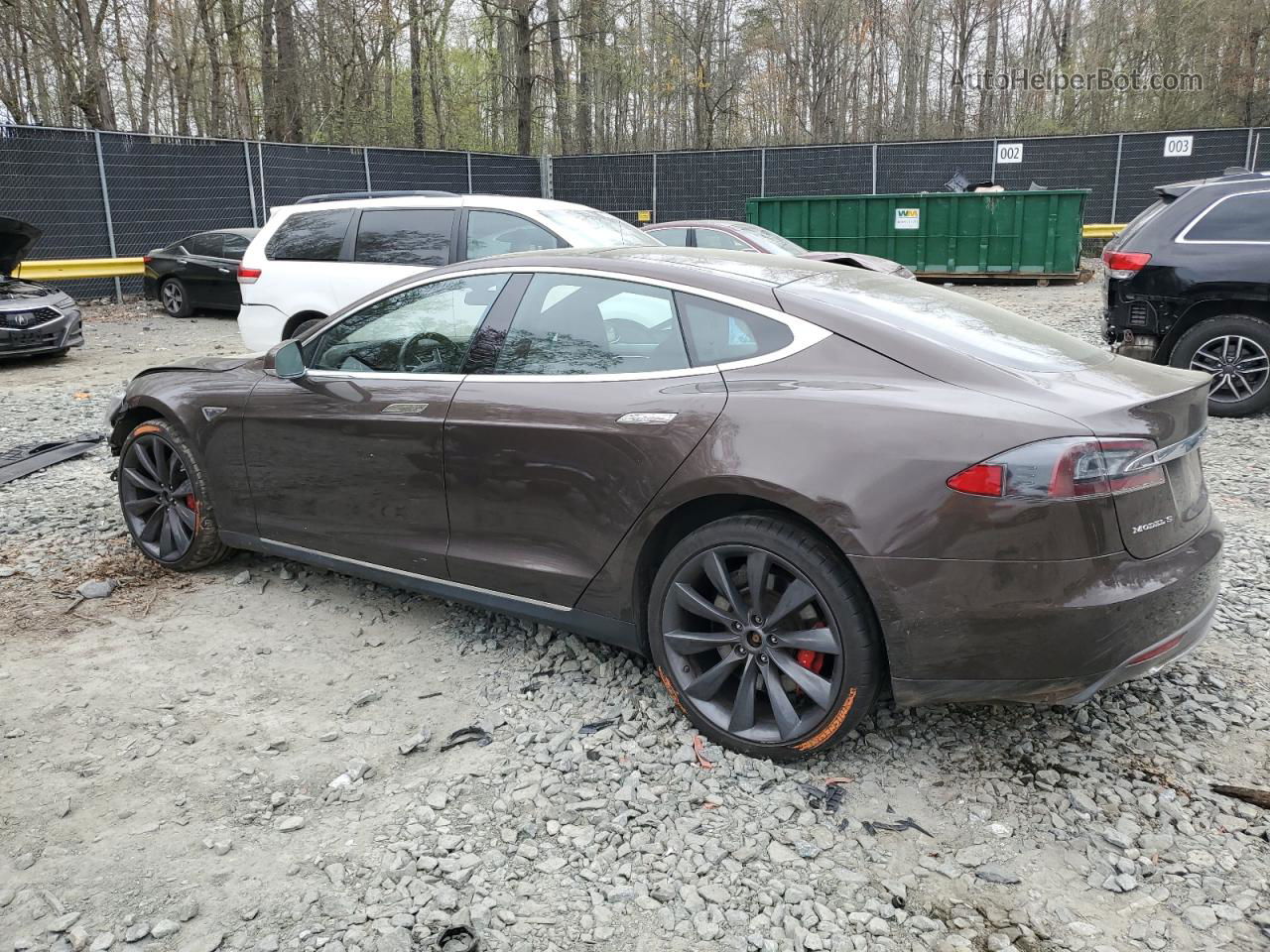 2014 Tesla Model S  Brown vin: 5YJSA1H25EFP63707