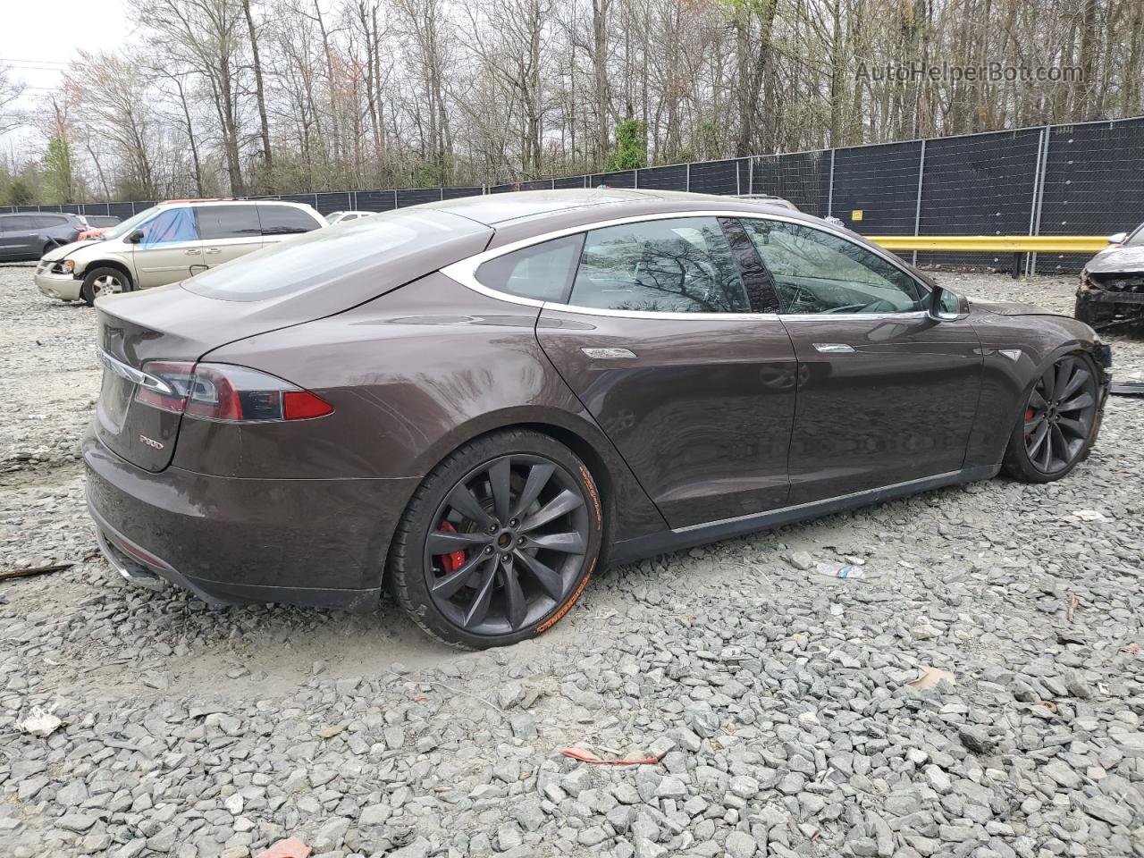 2014 Tesla Model S  Brown vin: 5YJSA1H25EFP63707