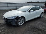 2015 Tesla Model S 85d White vin: 5YJSA1H25FF093979