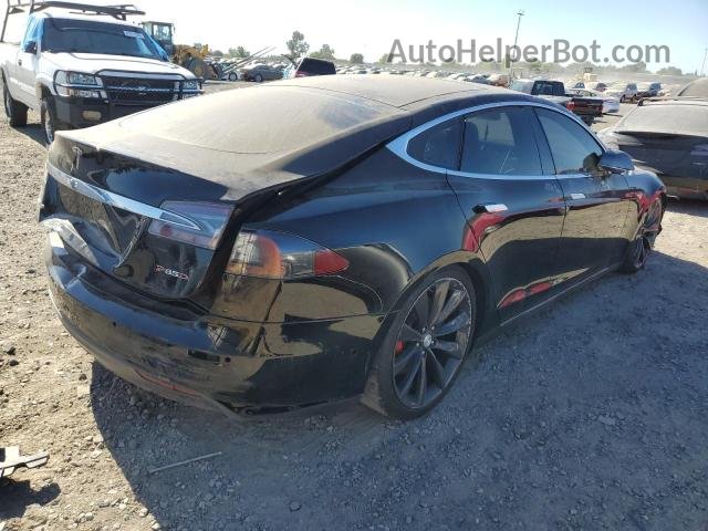 2014 Tesla Model S  Black vin: 5YJSA1H26EFP68737