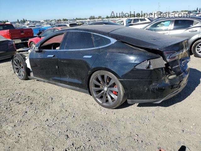 2014 Tesla Model S  Black vin: 5YJSA1H26EFP68737