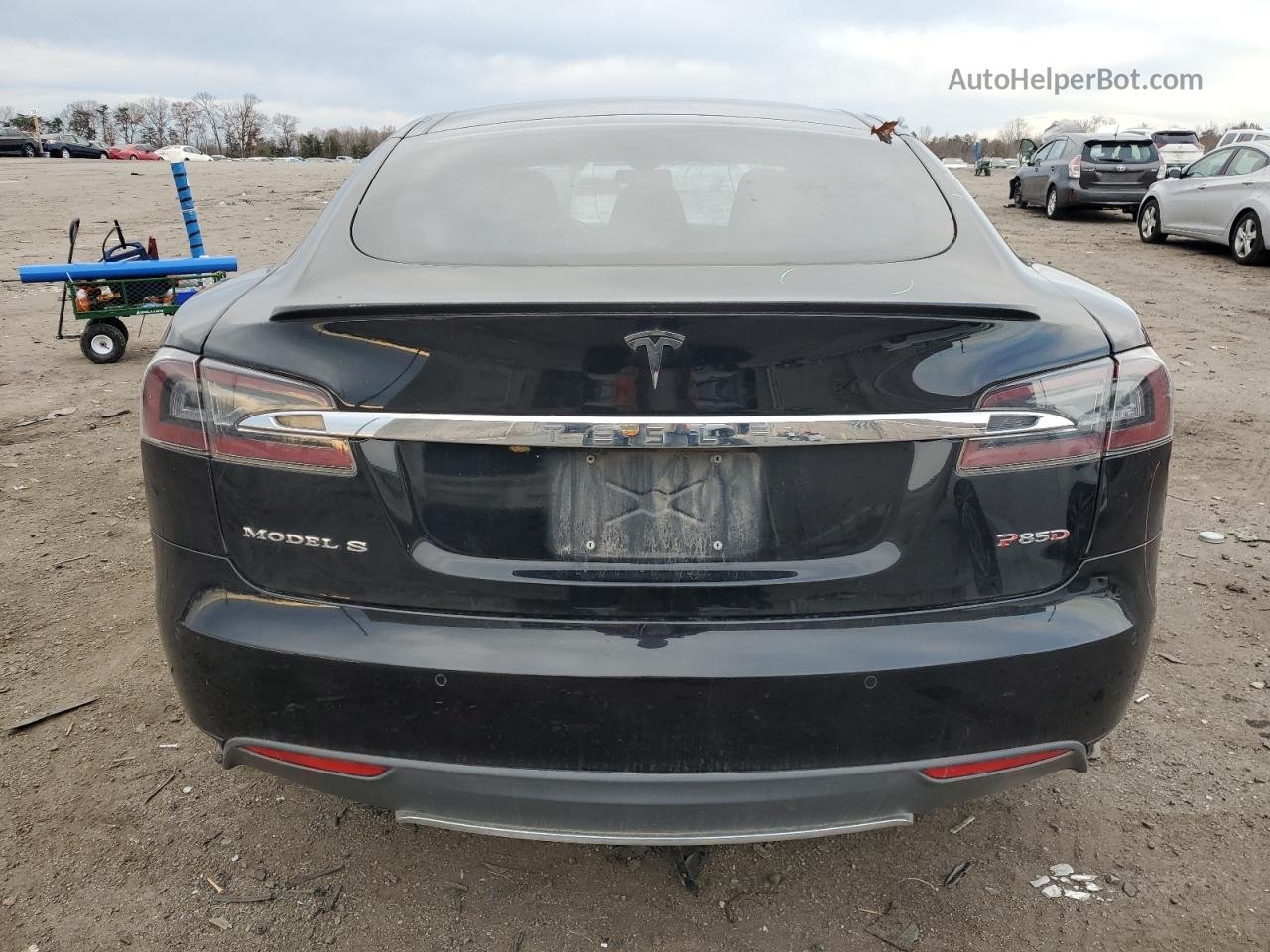 2015 Tesla Model S 85d Черный vin: 5YJSA1H26FFP69985