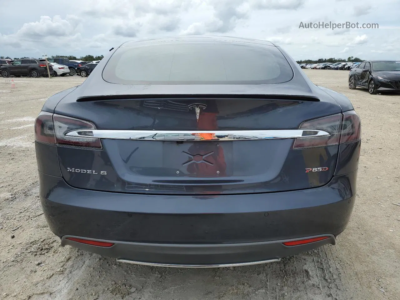 2014 Tesla Model S  Gray vin: 5YJSA1H28EFP66178