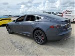 2014 Tesla Model S  Gray vin: 5YJSA1H28EFP66178