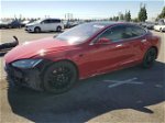 2015 Tesla Model S 85d Red vin: 5YJSA1H2XFF086414