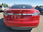 2015 Tesla Model S 85d Red vin: 5YJSA1H2XFF086414