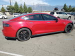 2015 Tesla Model S 85d Red vin: 5YJSA1H2XFF086414