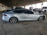 2015 Tesla Model S P85d Silver vin: 5YJSA1H42FF085971