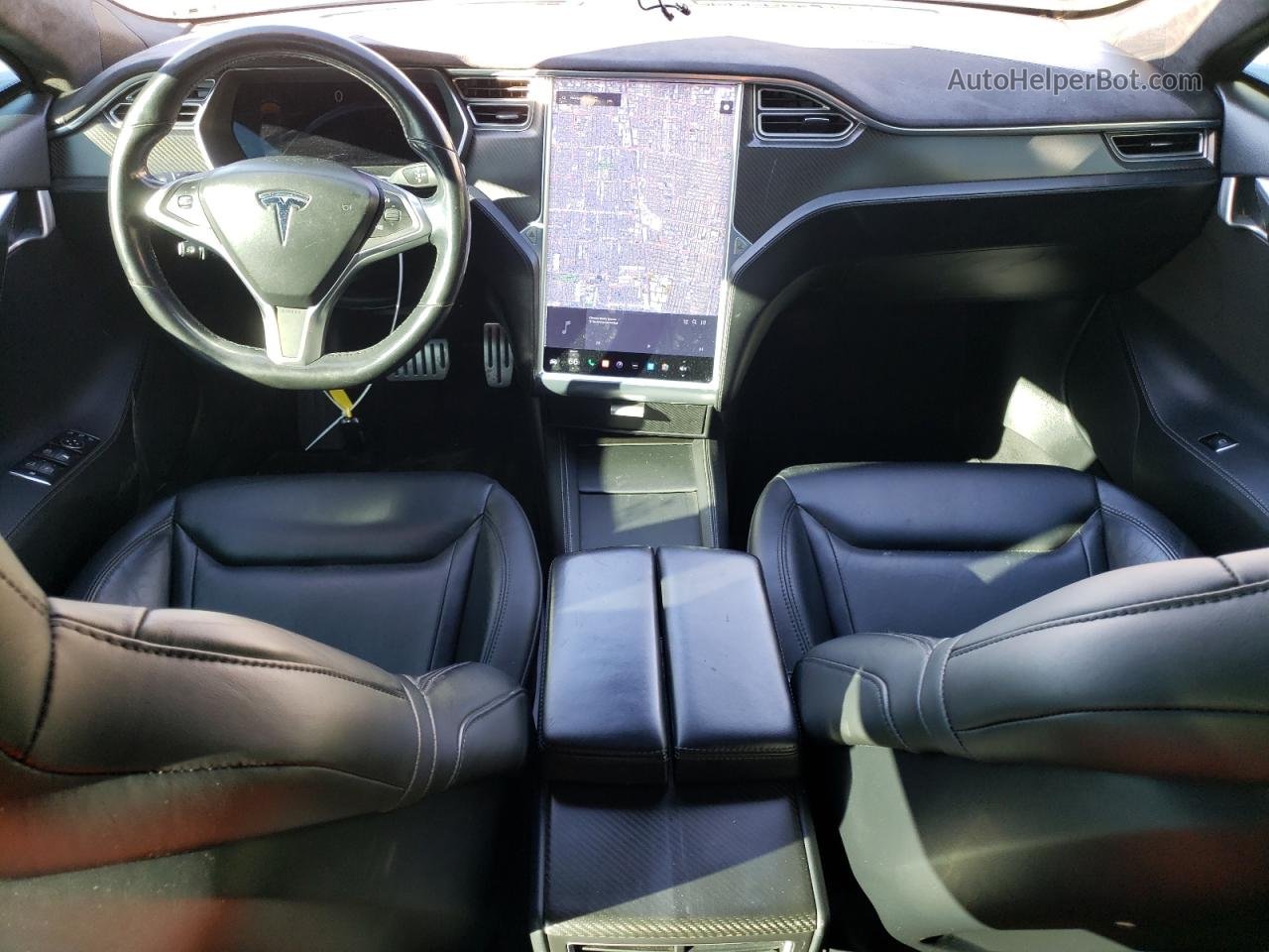 2015 Tesla Model S P85d Gray vin: 5YJSA1H47FF097047